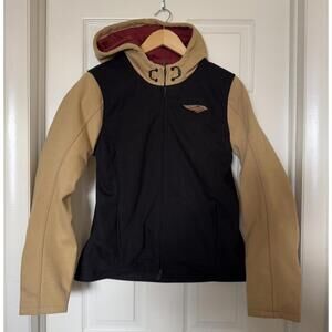 Harley Davidson Womens Medium 120th Anniversary Deflector Riding Fleece Sand NEW